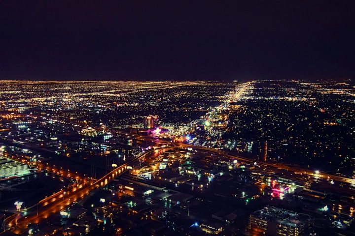 aerial photography of city