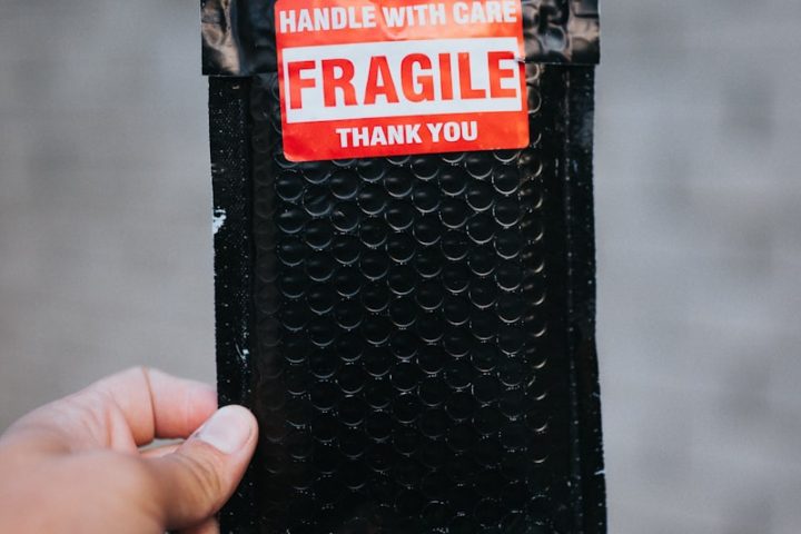 black and red leather bifold wallet